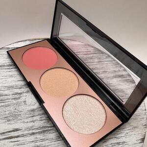 Sephora Collection Trio Face Palette GLEAM Blush Highlighter Full Size BNWOB